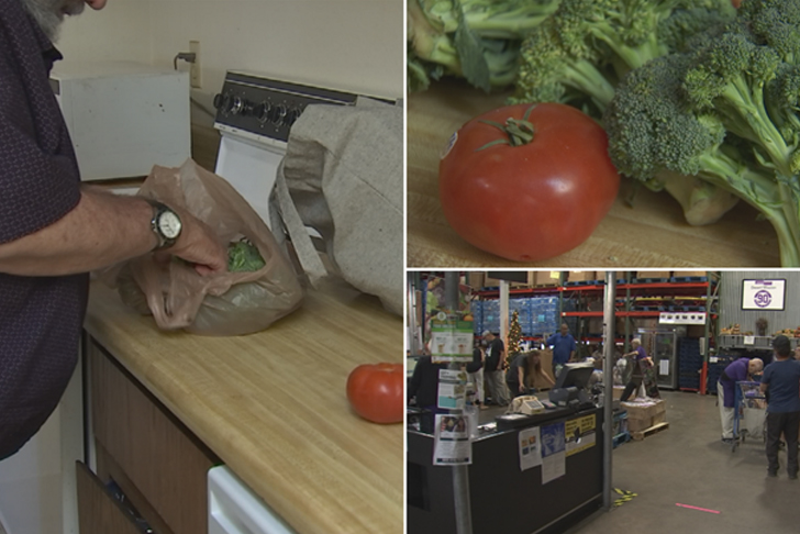 Desert Mission Food Bank and client featured on local news